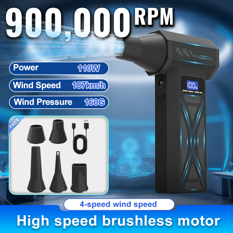 NivoJet - Cordless Turbo Air Blower & Air Duster