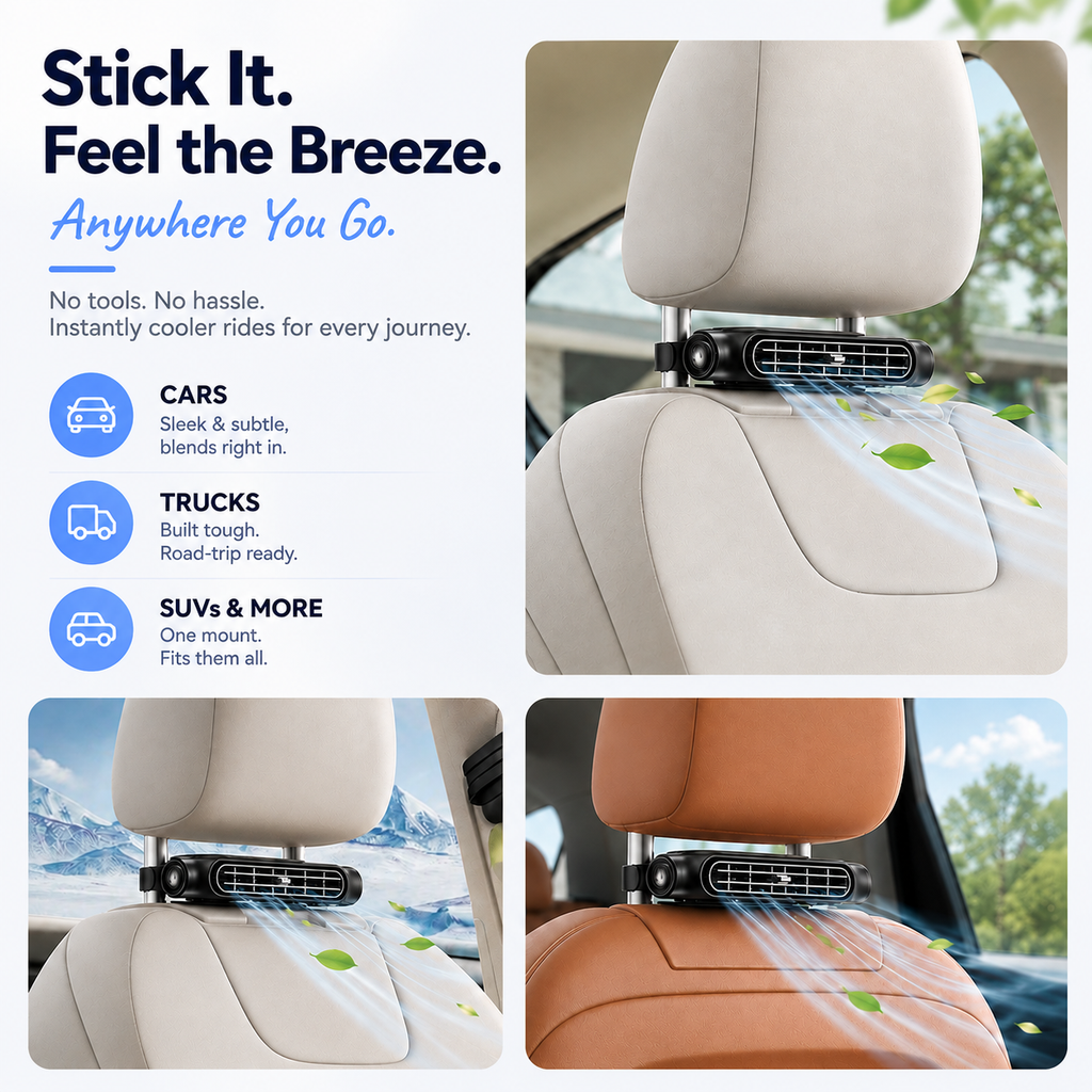 NivoDrive - Car Seat Cooling Fan