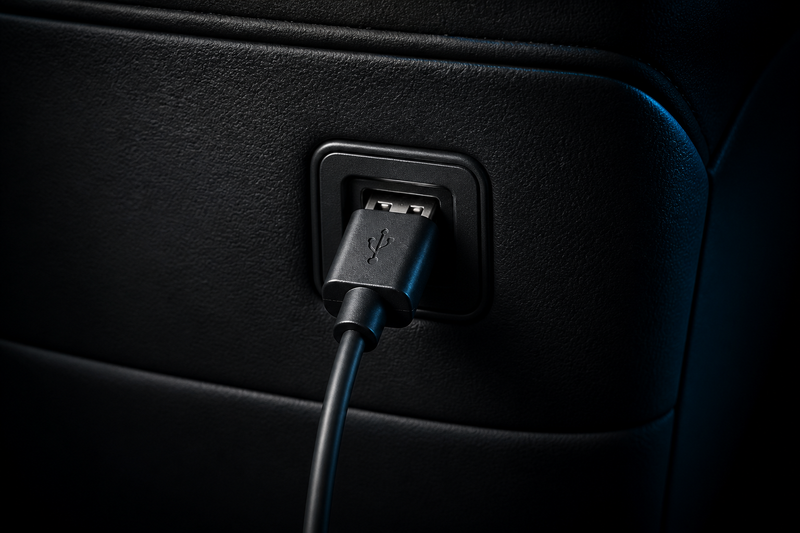 The USB connector on the end of the NivoDrive cable