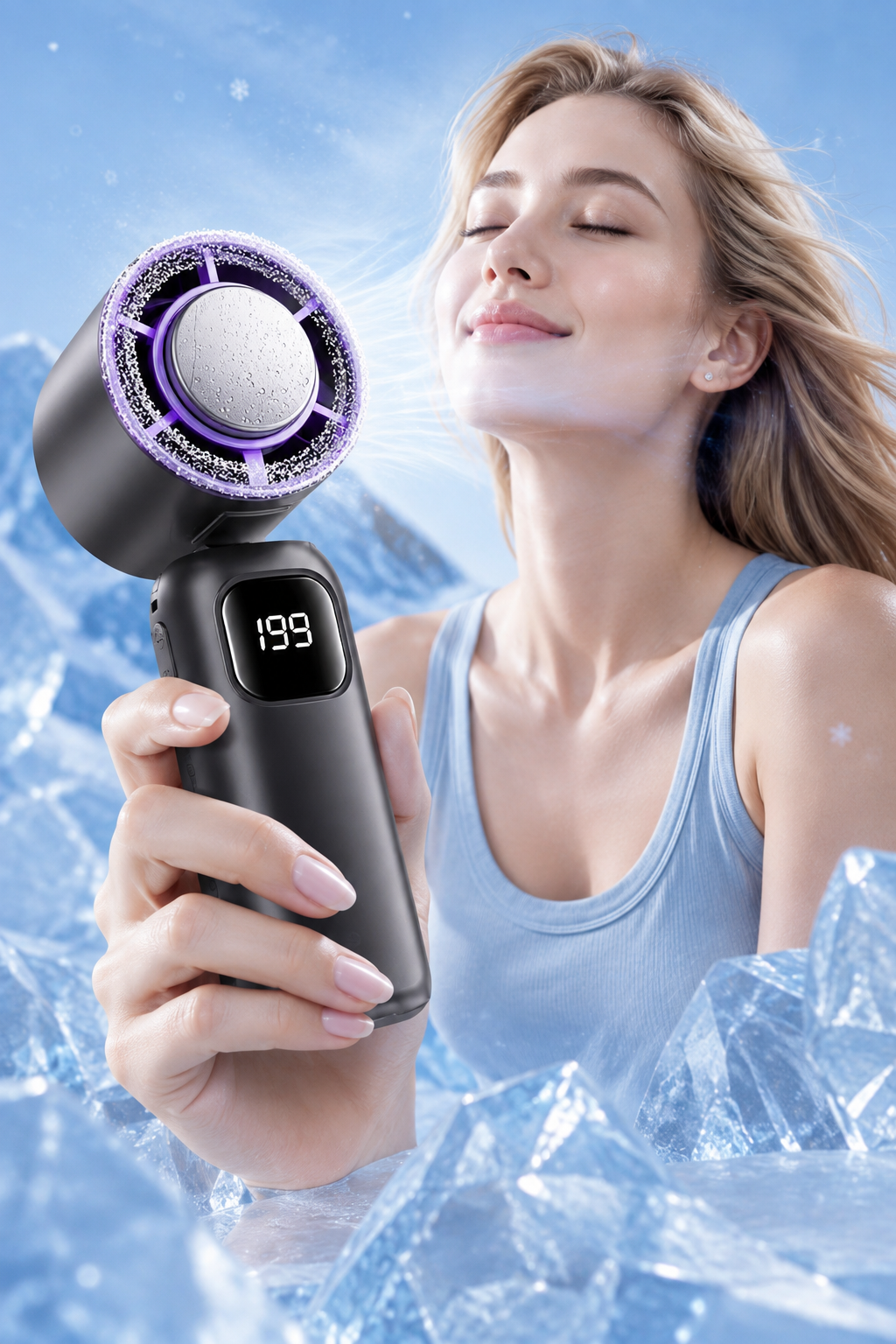 NivoGo - Rechargeable Handheld Turbo Fan