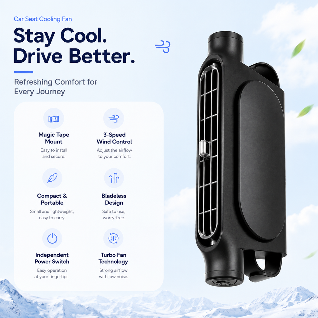 NivoDrive - Car Seat Cooling Fan