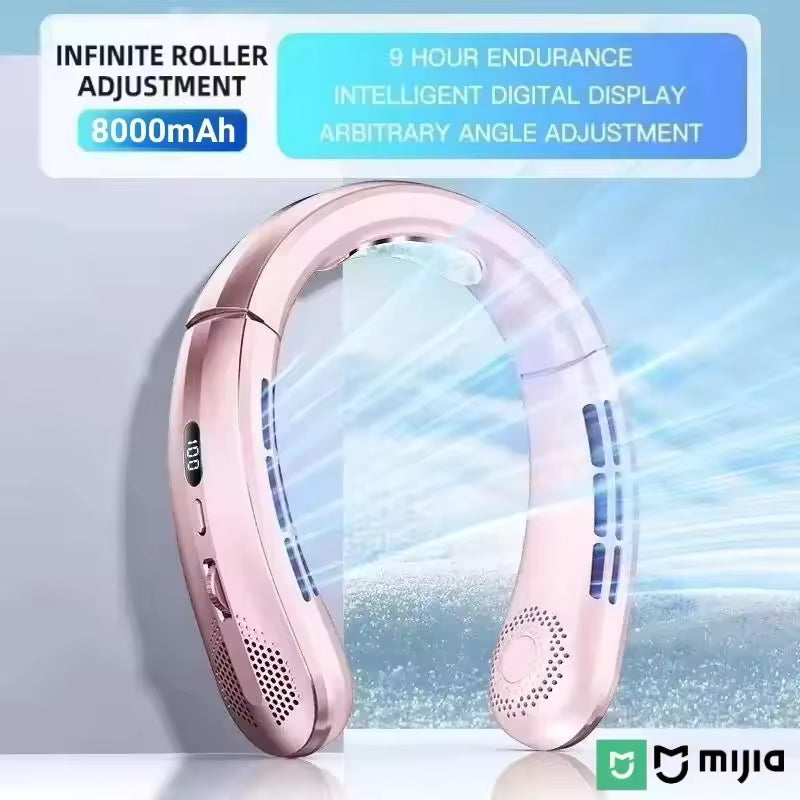 NivoFlow - 8000mAh Rechargeable Neck Fan