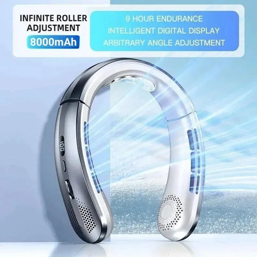 NivoFlow - 8000mAh Rechargeable Neck Fan