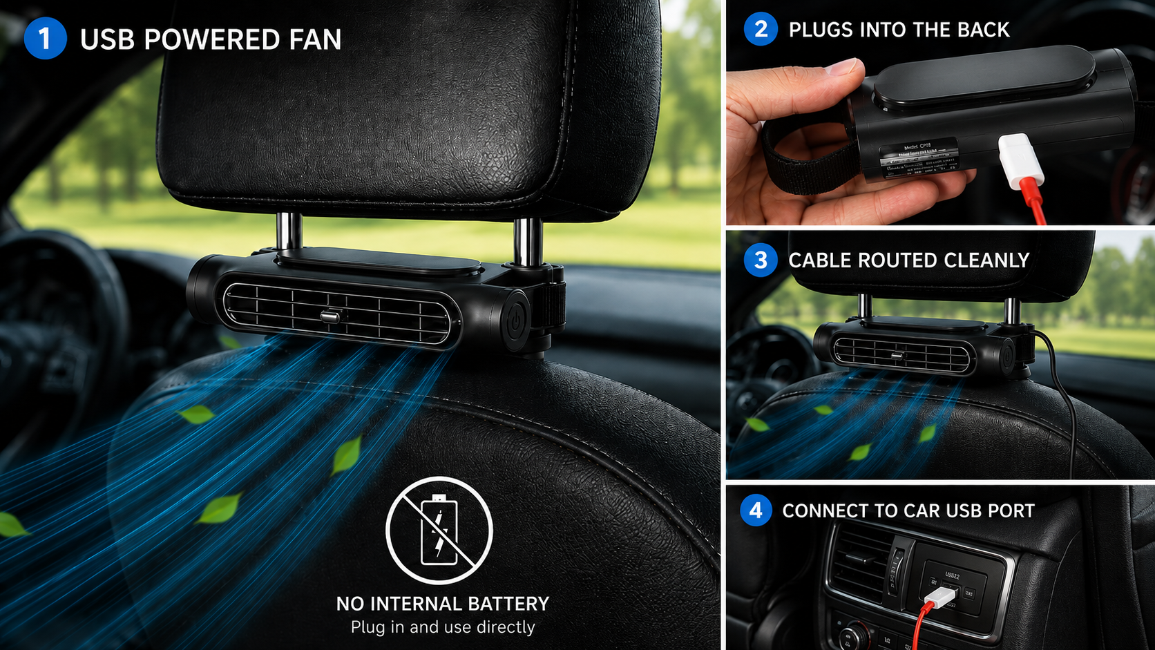 Convenient USB power